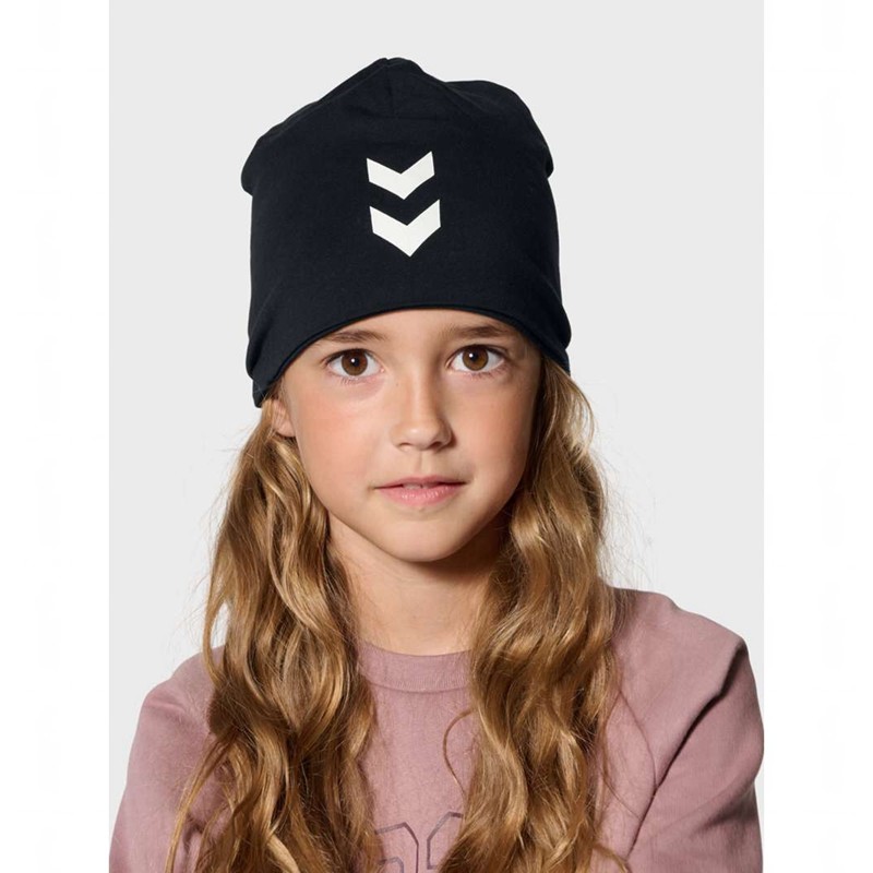 Hummel Perry Mütze Kinder Schwarz | 610946-657