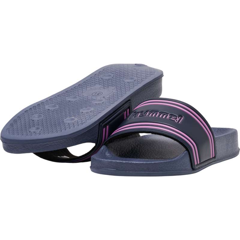 Hummel Pool Jr Pantoletten Kinder Schwarz | 698507-288