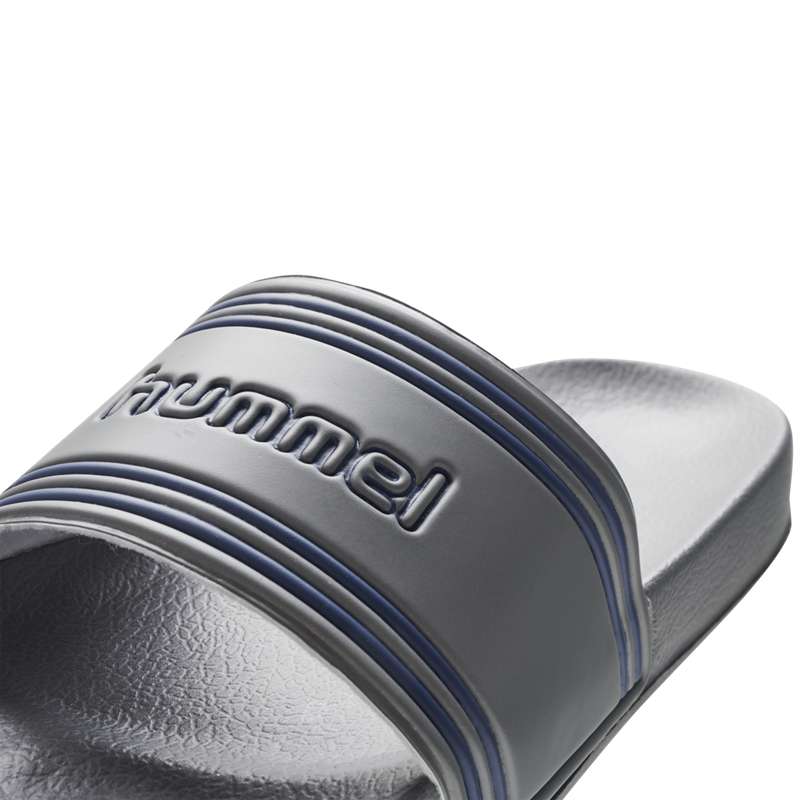 Hummel Pool Retro Pantoletten Herren Grau | 696180-417