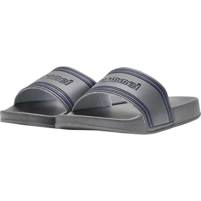 Hummel Pool Retro Pantoletten Herren Grau | 696180-417
