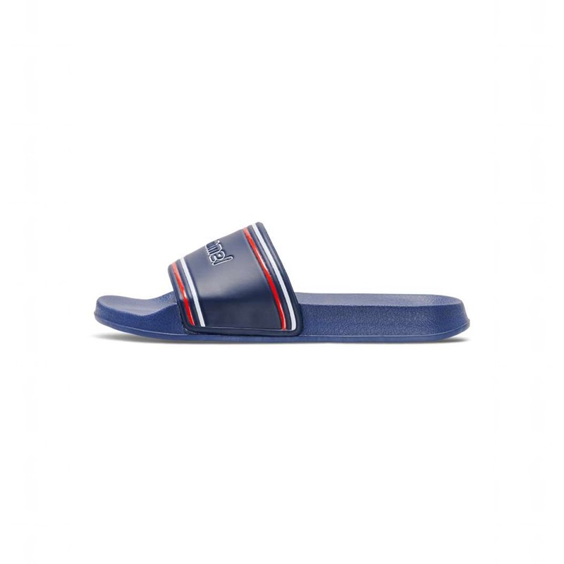 Hummel Pool Retro Pantoletten Herren Navy | 108260-372