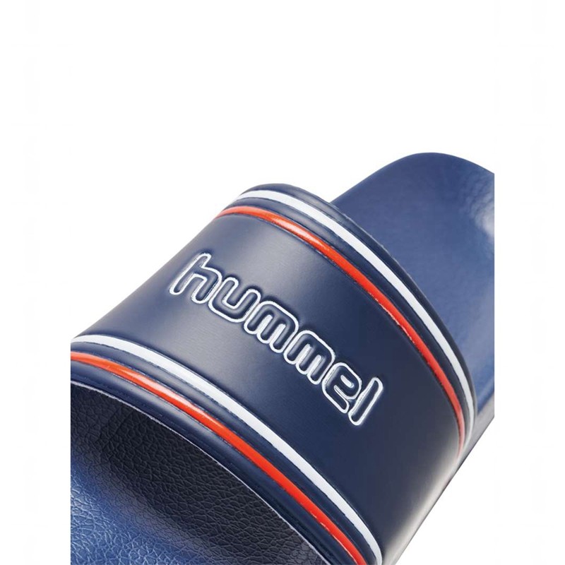 Hummel Pool Retro Pantoletten Herren Navy | 108260-372