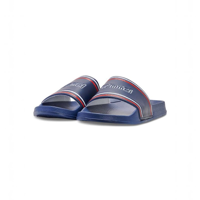Hummel Pool Retro Pantoletten Herren Navy | 108260-372