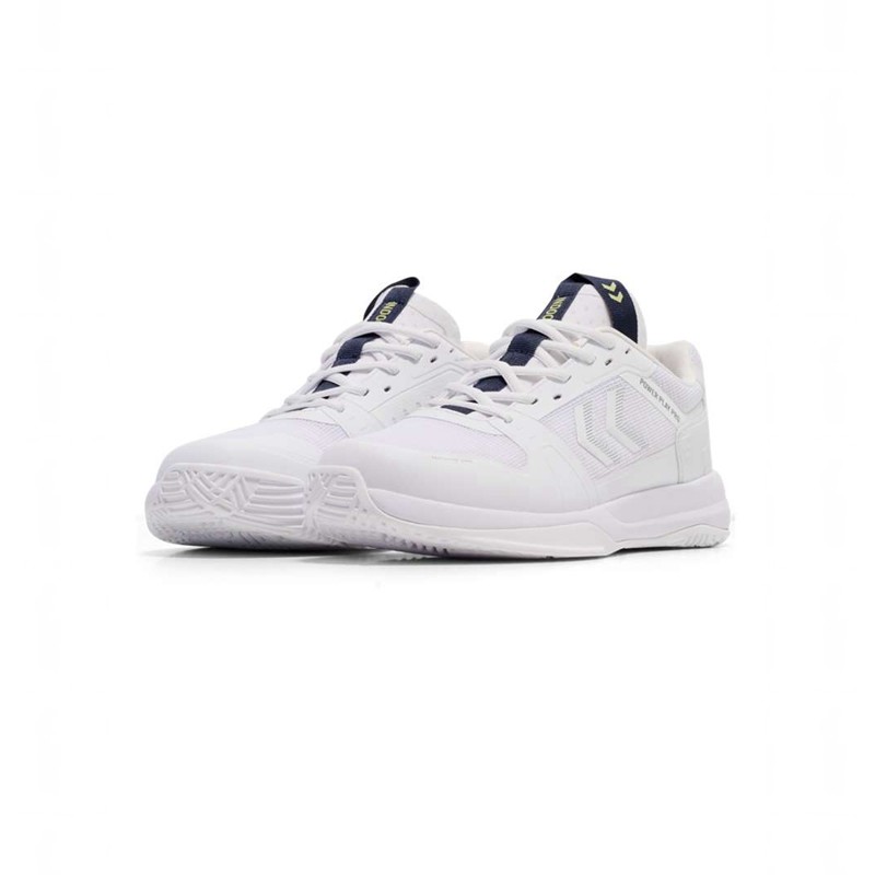 Hummel Power Play Pro Hallenschuhe Herren Weiß | 003482-529