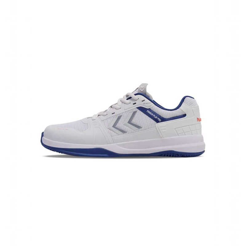 Hummel Power Play Pro Hallenschuhe Herren Weiß | 589766-328