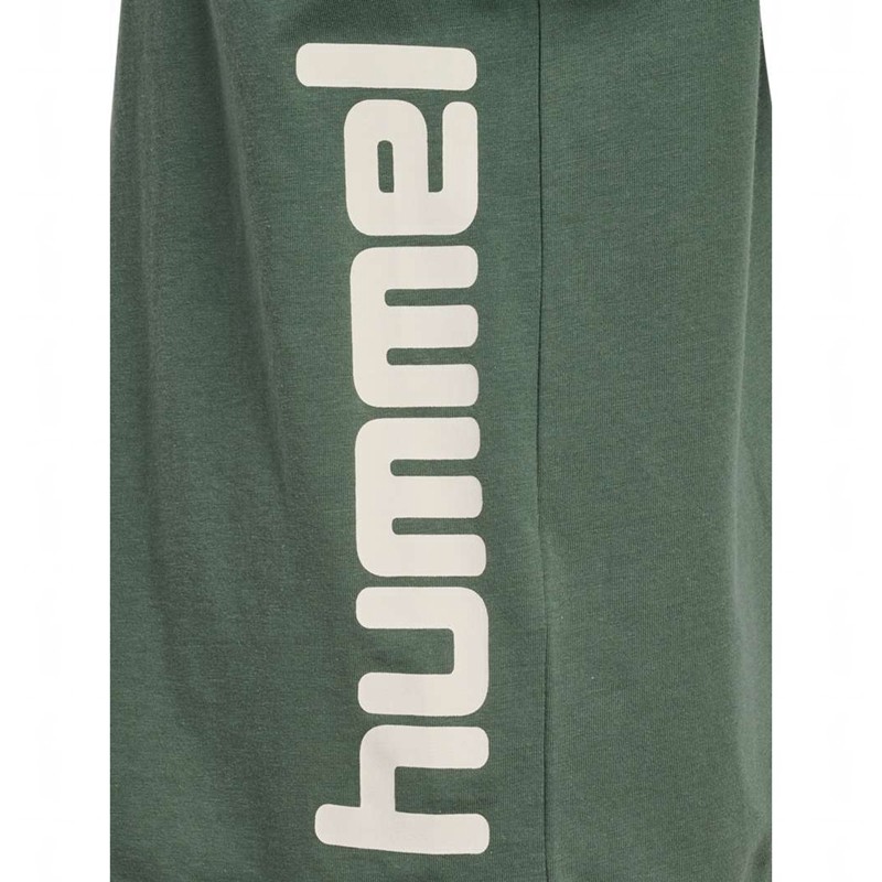 Hummel Print S/S Jacken Kinder Grün | 194696-458