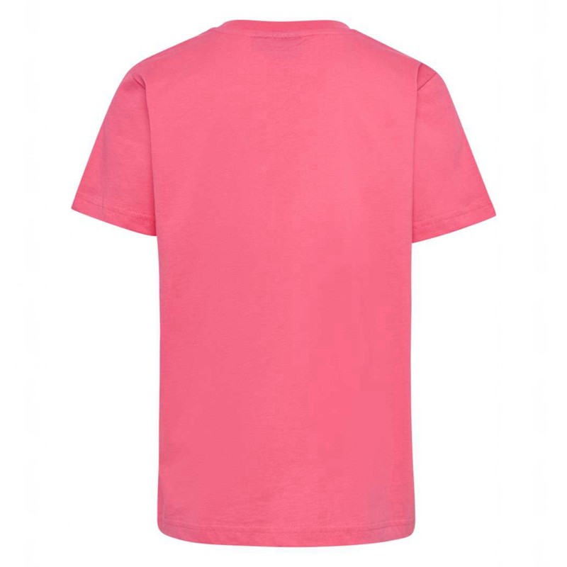 Hummel Print S/S T-shirts Kinder Rosa | 975822-663