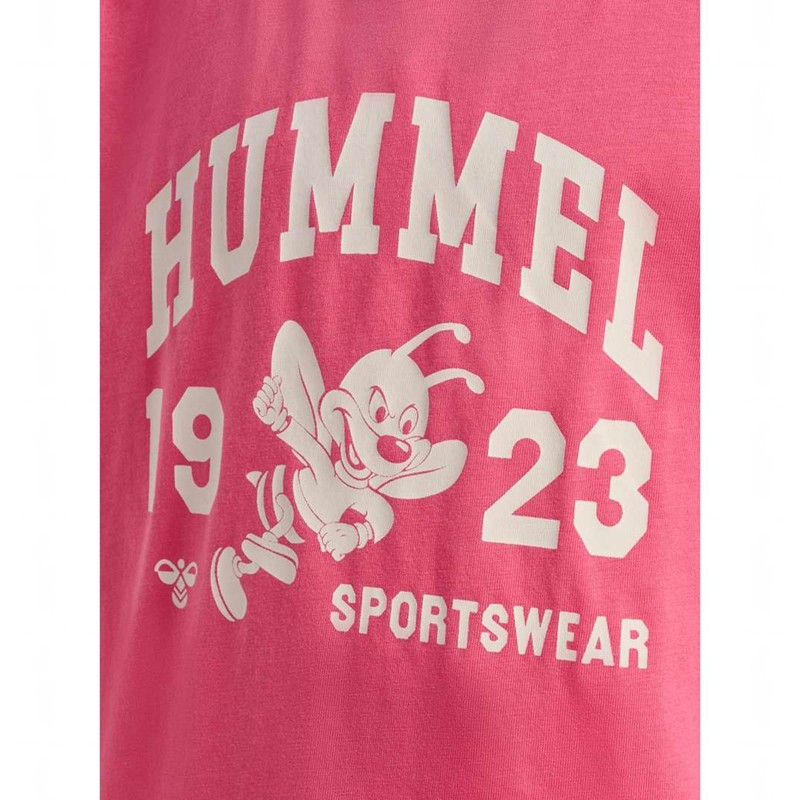 Hummel Print S/S T-shirts Kinder Rosa | 975822-663
