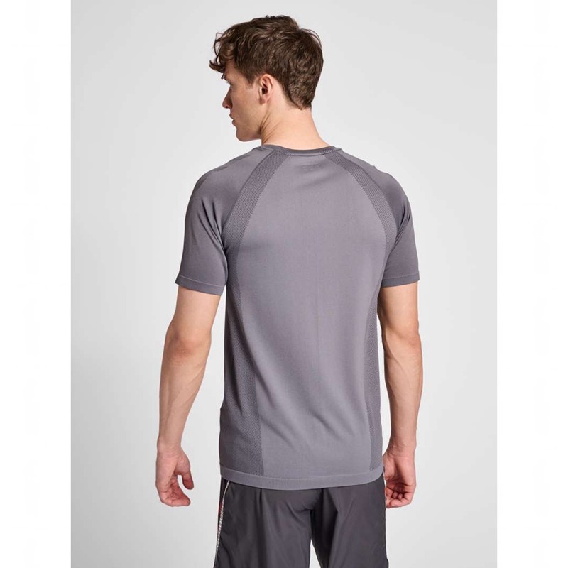 Hummel Pro Grid Seamless S/S Grundschicht Herren Grau | 624859-867