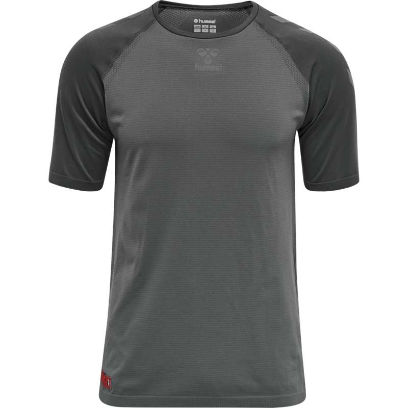 Hummel Pro Grid Seamless S/S Grundschicht Herren Grau | 624859-867