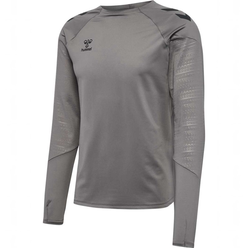 Hummel Pro Training Crew Sweat Sweatshirt Herren Grau | 981910-721
