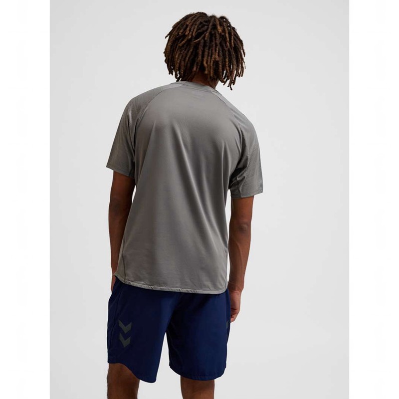 Hummel Pro Training S/S Trikot Herren Grau | 461719-257