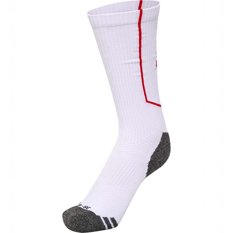 Hummel Pro Trainings High Socken Herren Weiß | 610778-910