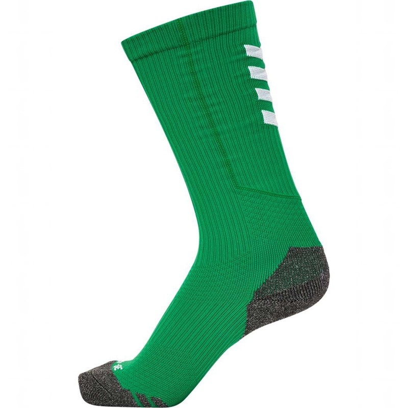Hummel Pro Trainings High Socken Herren Grün | 191605-857