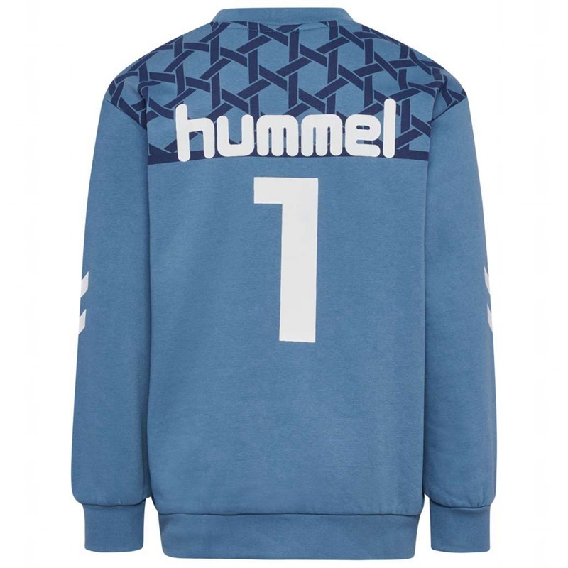 Hummel Ps Sweatshirts Kinder Blau | 073978-390