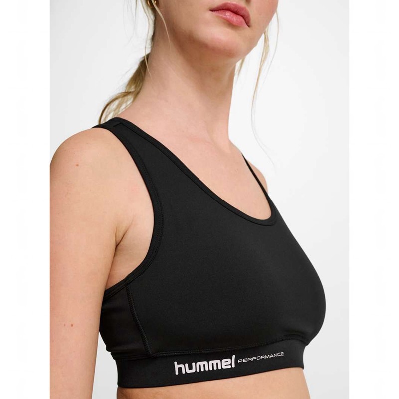 Hummel Pulse Light Support Sport BH Damen Schwarz | 009073-397