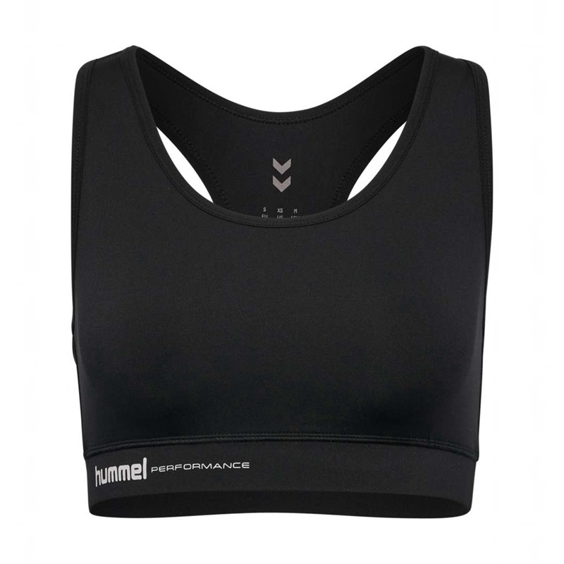 Hummel Pulse Light Support Sport BH Damen Schwarz | 009073-397
