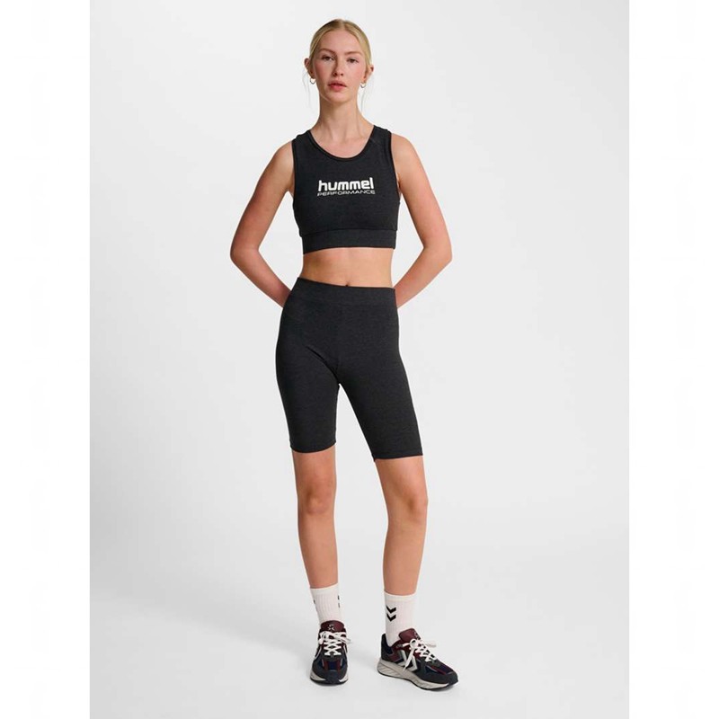 Hummel Pulse Logo Light Support Socken Damen Schwarz | 013394-082