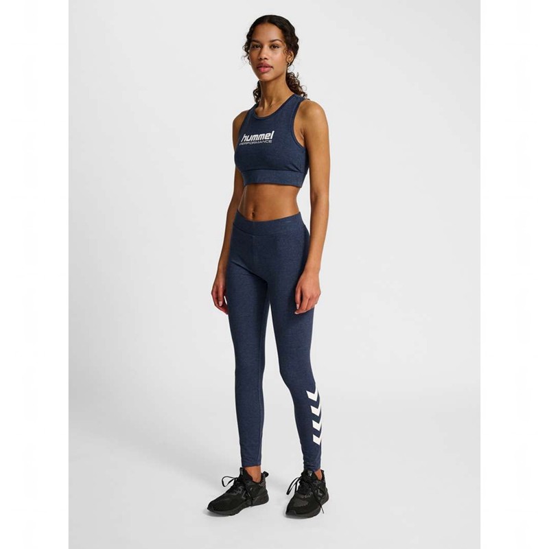 Hummel Pulse Logo Mw Strumpfhose Damen Blau | 053395-429