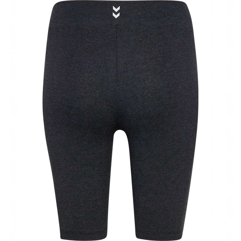 Hummel Pulse Logo Mw Tights Kurze Hose Damen Schwarz | 256003-160