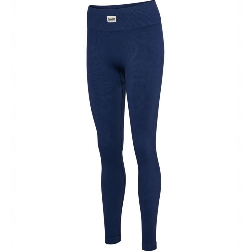 Hummel Pulse Seamless Rib Mw Strumpfhose Damen Navy | 338707-771