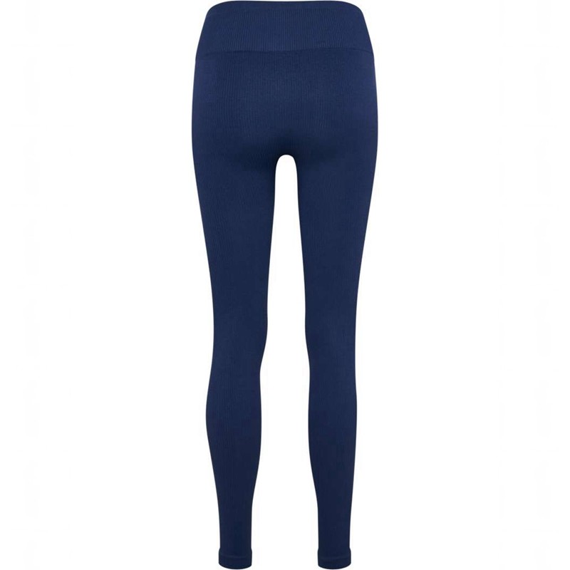 Hummel Pulse Seamless Rib Mw Strumpfhose Damen Navy | 338707-771