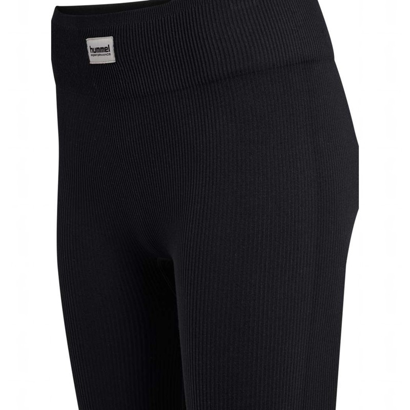 Hummel Pulse Seamless Rib Mw Strumpfhose Damen Schwarz | 249012-968