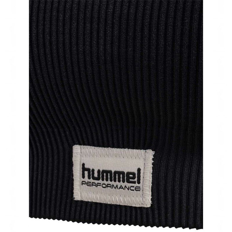 Hummel Pulse Seamless Rib Sport BH Damen Schwarz | 173951-334