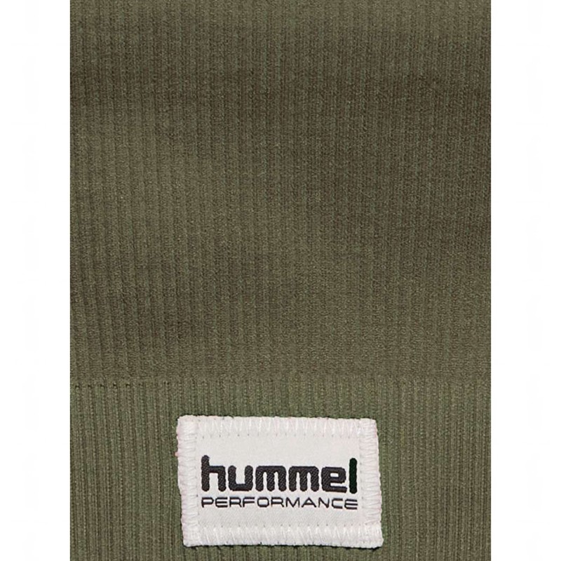 Hummel Pulse Seamless Rib T-shirts Damen Olivgrün | 826708-049