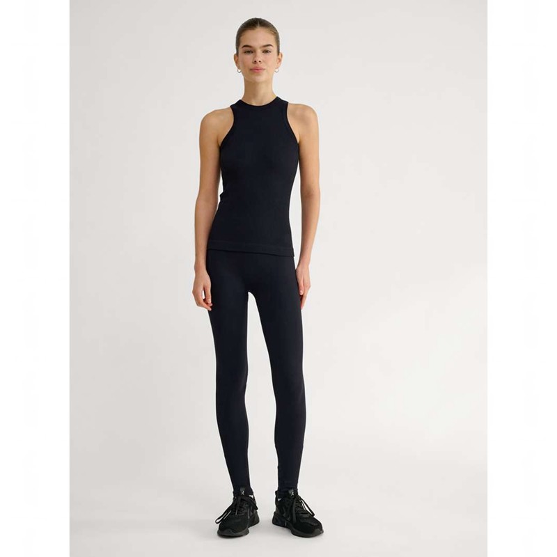Hummel Pulse Seamless Rib W Hoodie Damen Schwarz | 701528-590