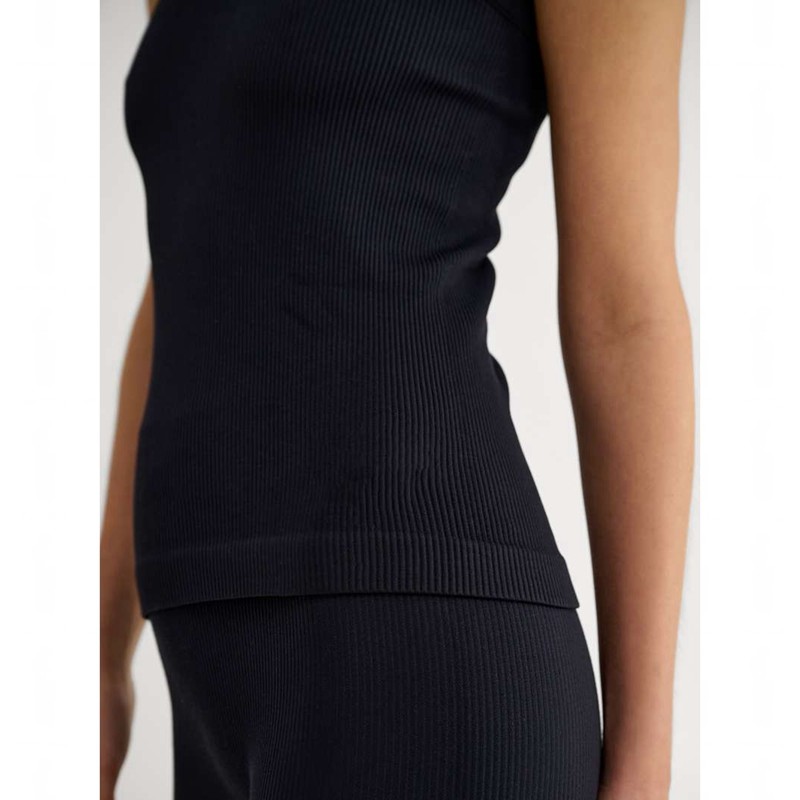 Hummel Pulse Seamless Rib W Hoodie Damen Schwarz | 701528-590