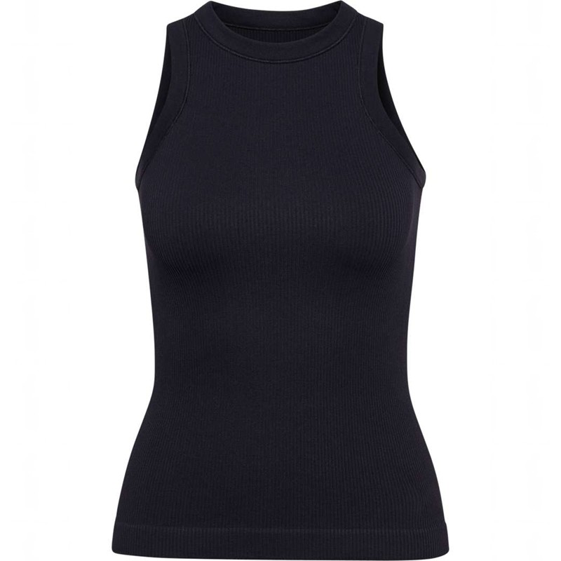 Hummel Pulse Seamless Rib W Hoodie Damen Schwarz | 701528-590