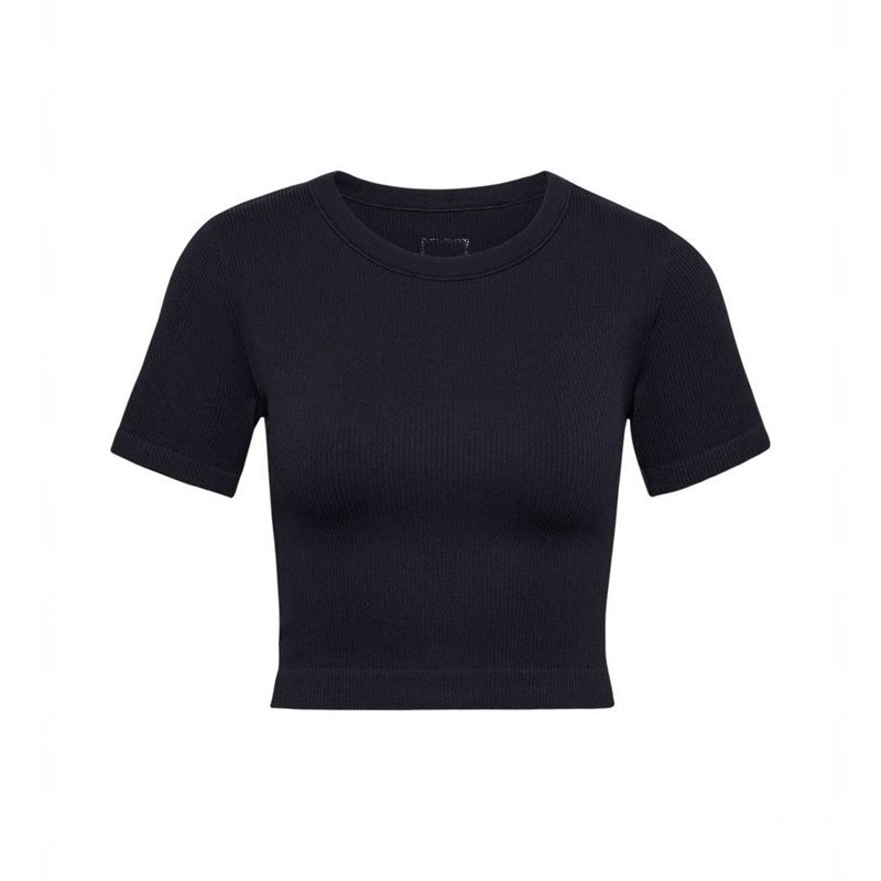 Hummel Pulse Seamless Rib W S/S Hallenschuhe Damen Schwarz | 459268-481
