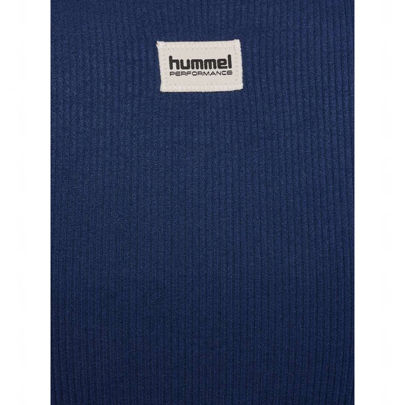 Hummel Pulse Seamless Rib W S/S Jacken Damen Navy | 571006-454