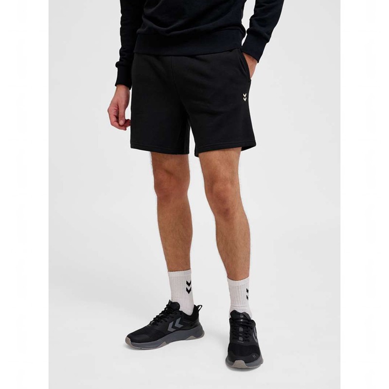 Hummel Pulse Sweatshorts Herren Schwarz | 465773-859