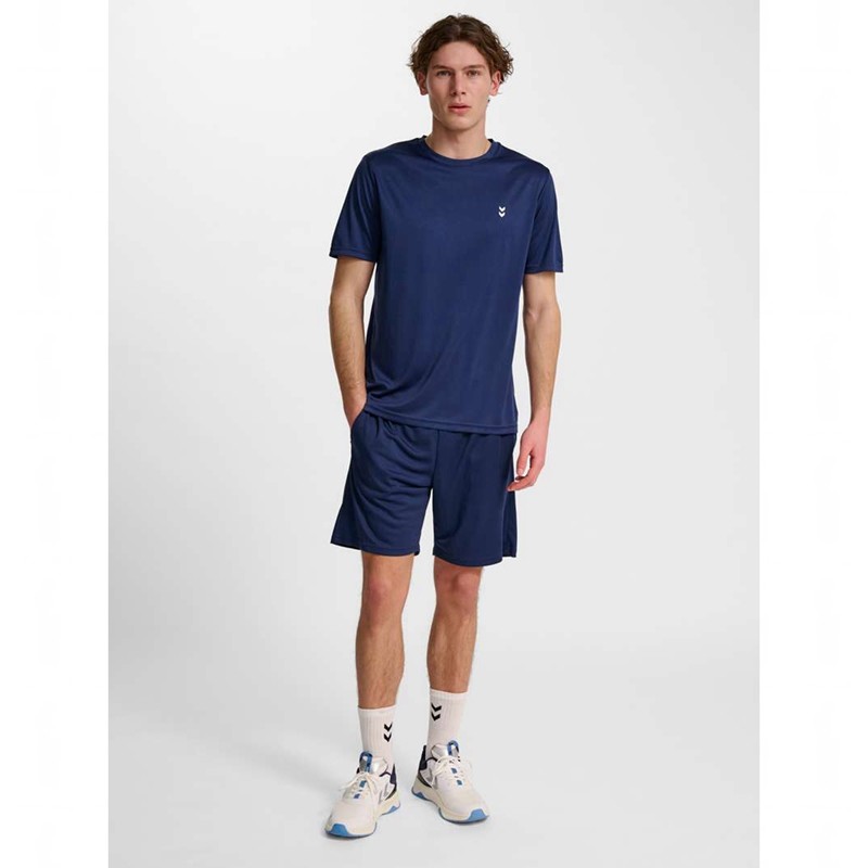 Hummel Pulse Training S/S T-shirts Herren Navy | 261590-178