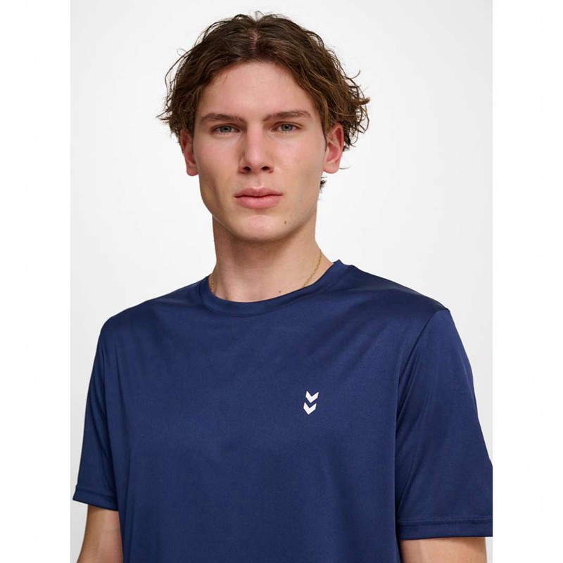 Hummel Pulse Training S/S T-shirts Herren Navy | 261590-178