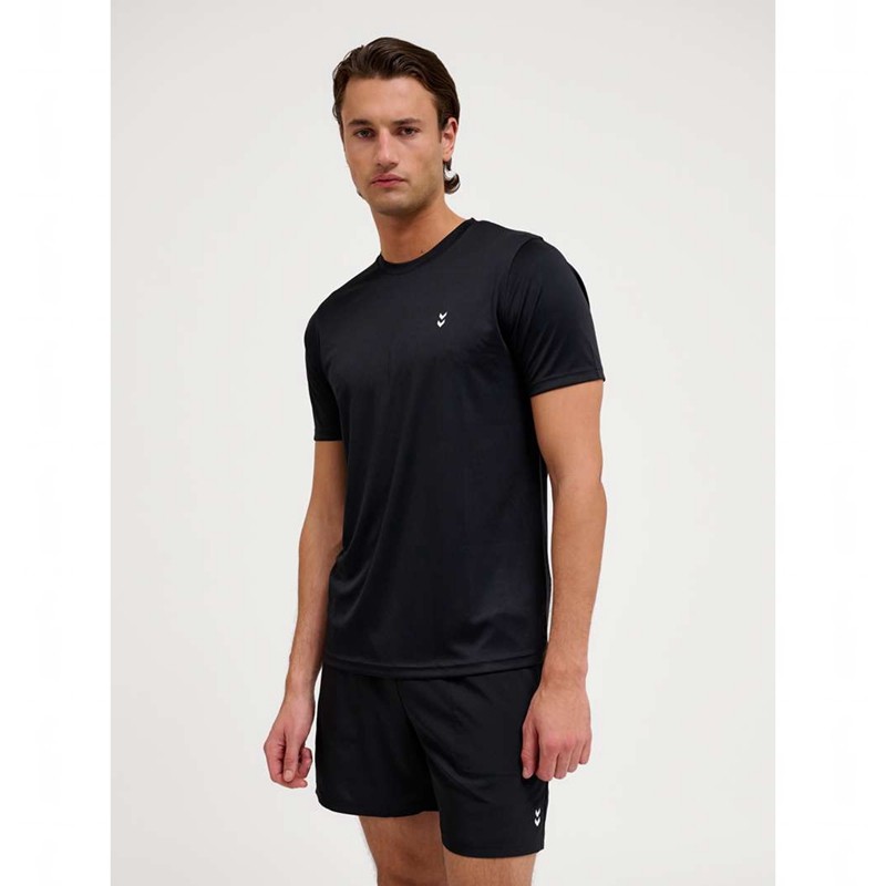 Hummel Pulse Training S/S T-shirts Herren Schwarz | 022965-496