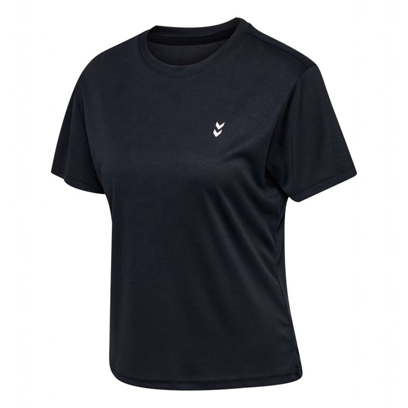 Hummel Pulse Training W S/S T-shirts Damen Schwarz | 389183-107