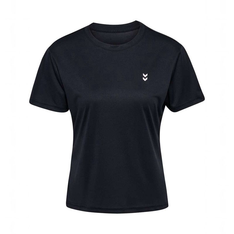 Hummel Pulse Training W S/S T-shirts Damen Schwarz | 389183-107