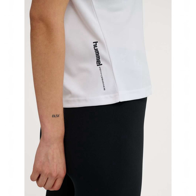 Hummel Pulse Training W S/S T-shirts Damen Weiß | 056625-394