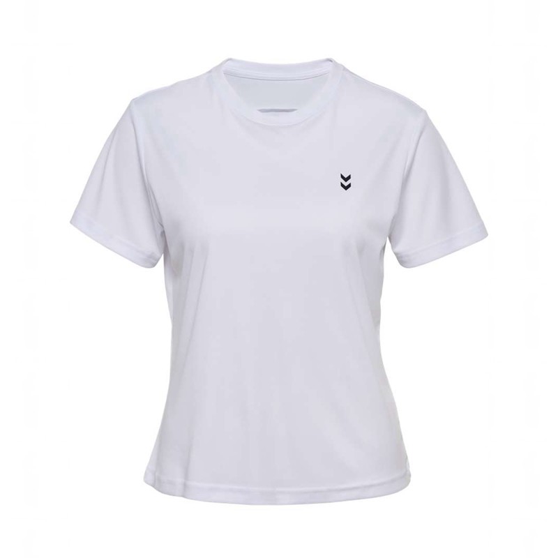 Hummel Pulse Training W S/S T-shirts Damen Weiß | 056625-394