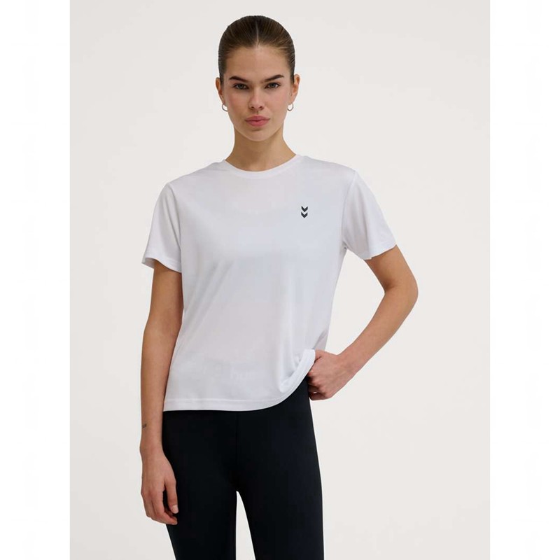Hummel Pulse Training W S/S T-shirts Damen Weiß | 056625-394