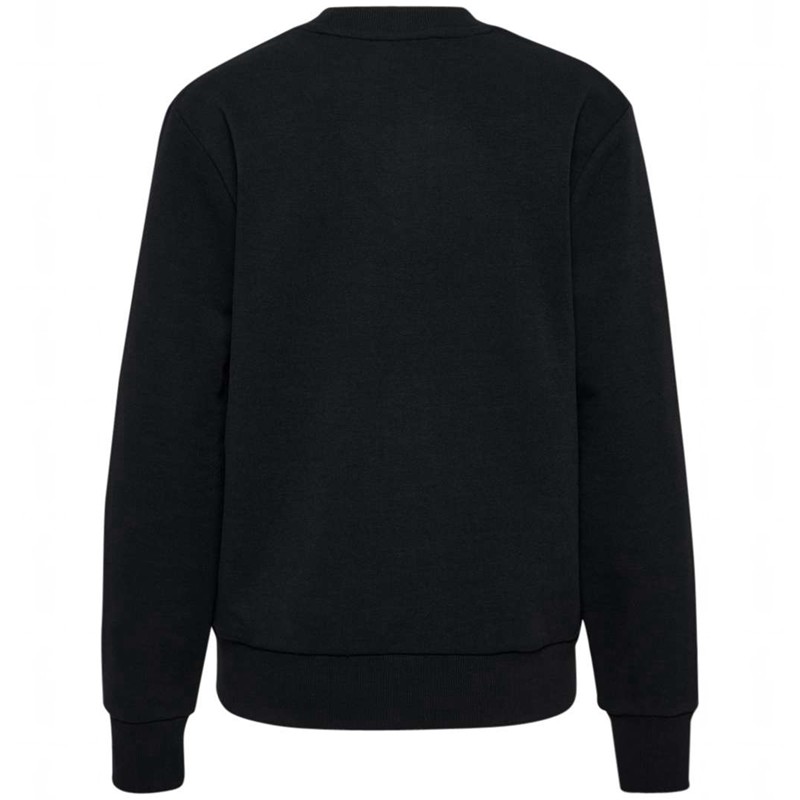 Hummel Pulse W Sweat Crewneck Sweatshirts Damen Schwarz | 532162-879