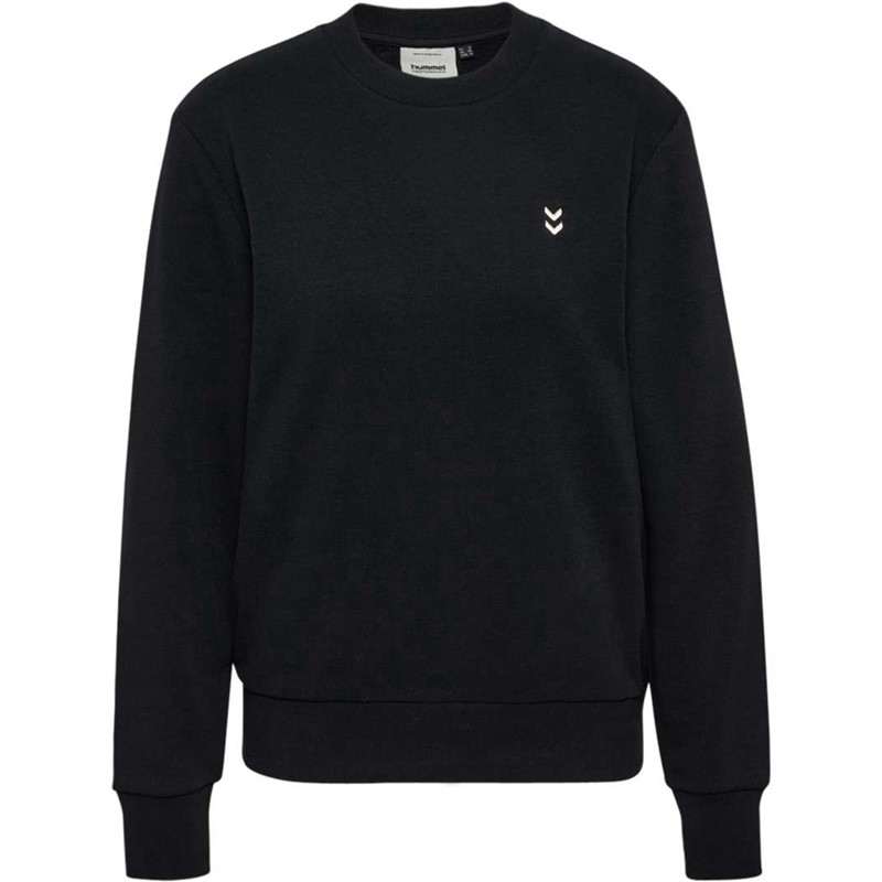 Hummel Pulse W Sweat Crewneck Sweatshirts Damen Schwarz | 532162-879