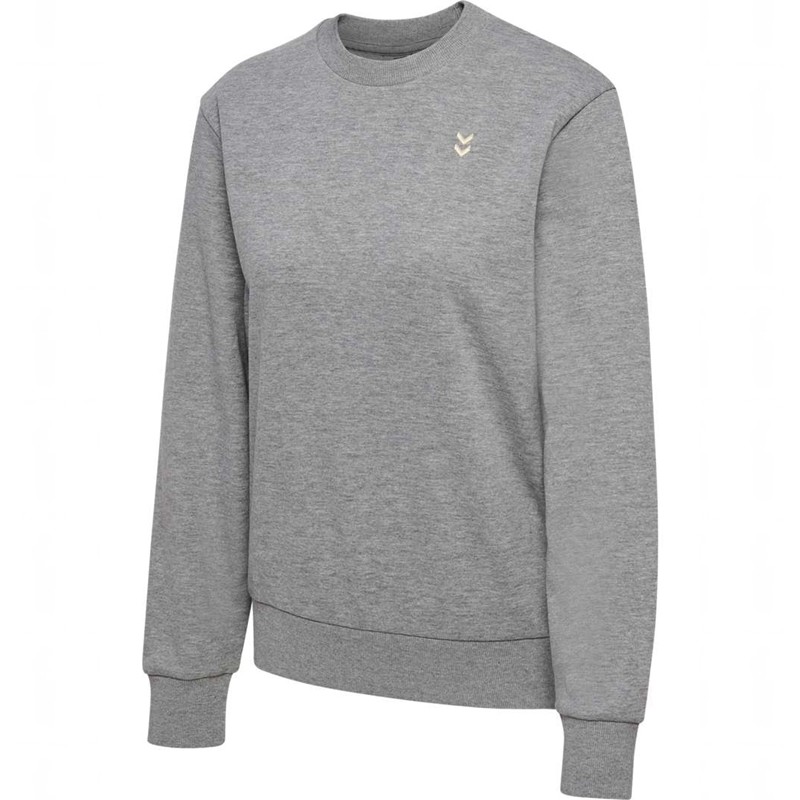Hummel Pulse W Sweat Crewneck Sweatshirts Damen Grau | 403114-506