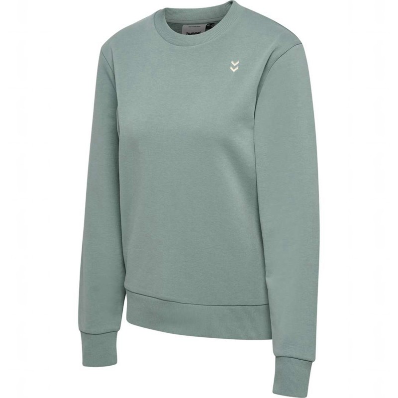 Hummel Pulse W Sweat Crewneck Sweatshirts Damen Grau | 109173-921
