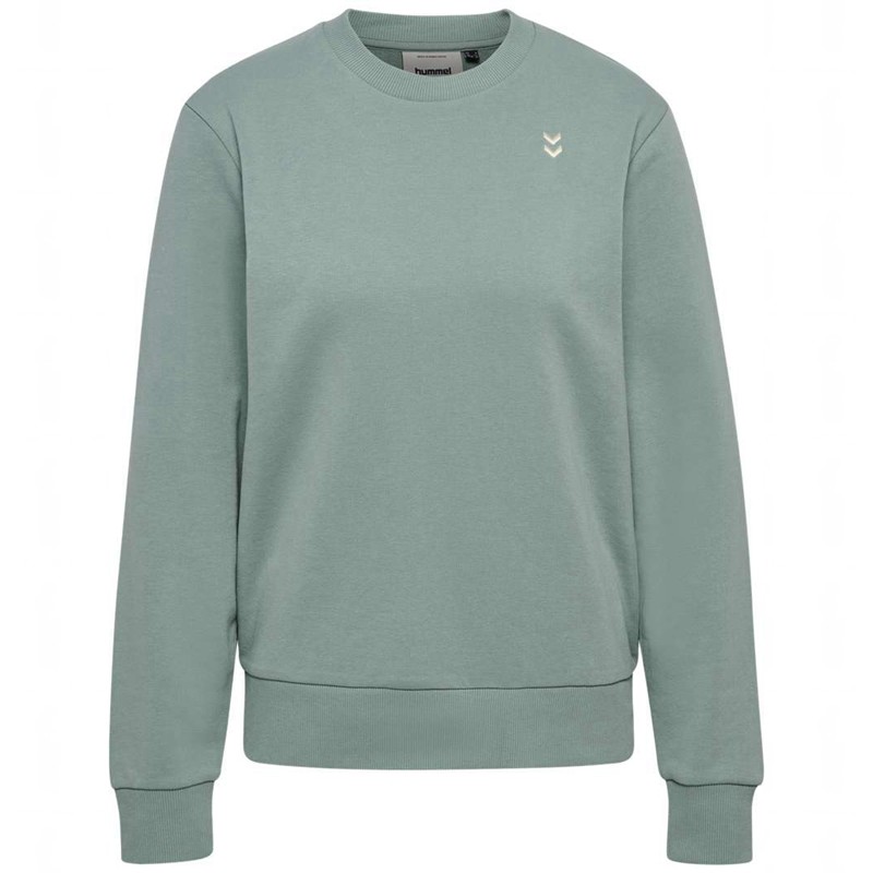 Hummel Pulse W Sweat Crewneck Sweatshirts Damen Grau | 109173-921