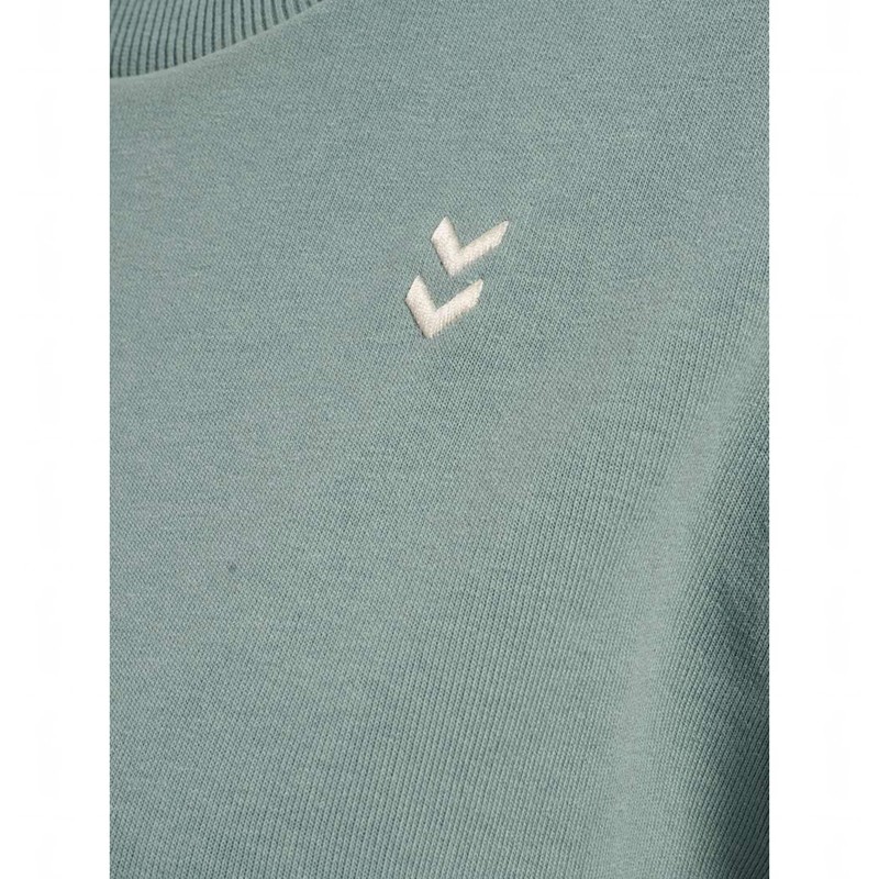 Hummel Pulse W Sweat Crewneck Sweatshirts Damen Grau | 109173-921