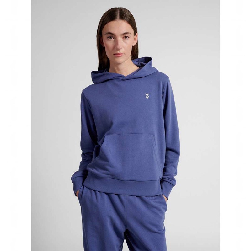 Hummel Pulse W Sweat Hoodie Damen Blau | 884227-190